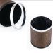 Thùng rác tròn bọc da không nắp